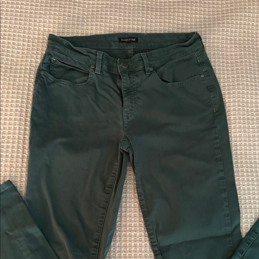 Eileen Fisher Teal Denim Pants